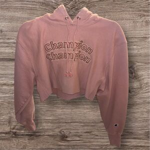 Champion Reverse Weave Dusty Pink Hoodie